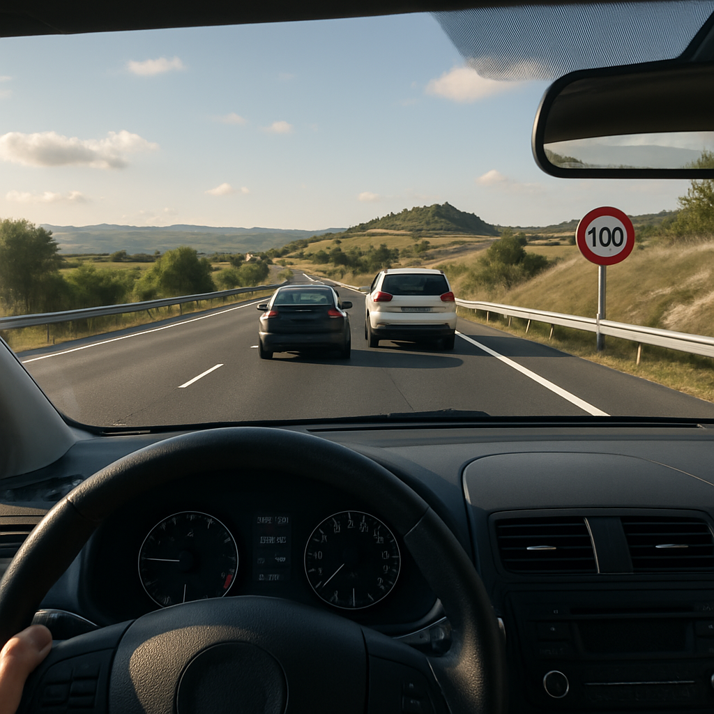 La sanción por exceso de velocidad: